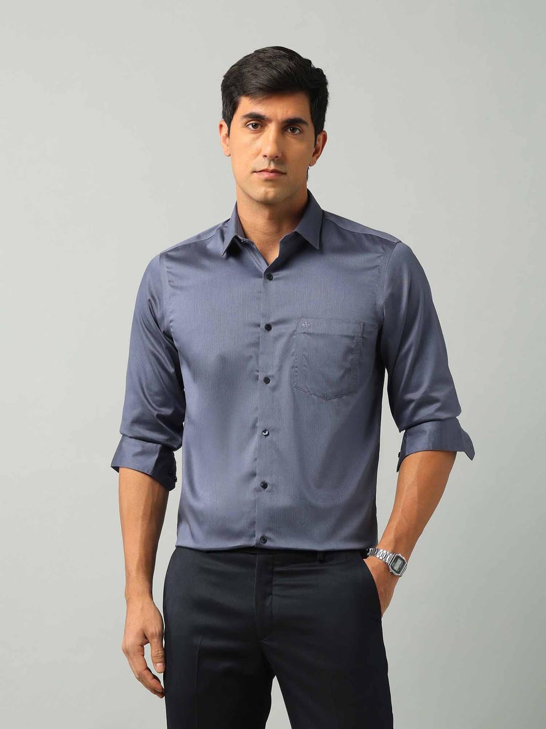 

Arrow AutoPress Flx Liberty Classic Regular Fit Shirt, Grey