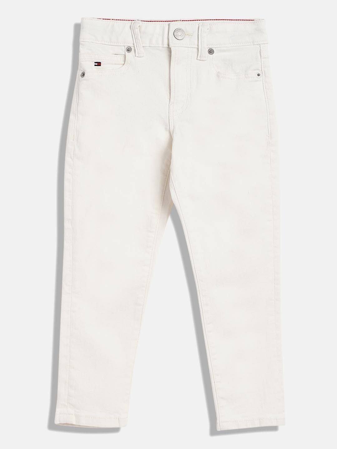 

Tommy Hilfiger Boys Straight Fit Jeans, White