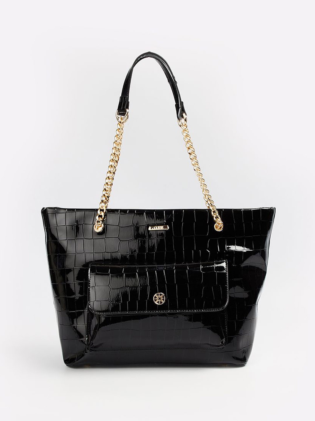 

CODE by Lifestyle Women Textured Structured Shoulder Bag, Black