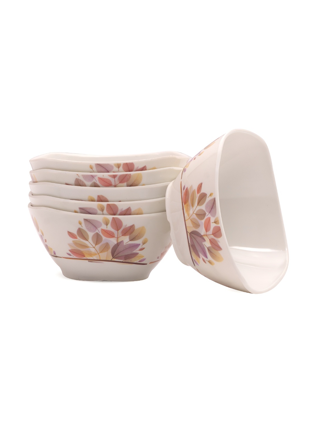 

Bataniya Peach-Coloured 2025 6 Pieces Melamine Dishwasher Safe Serving Bowl