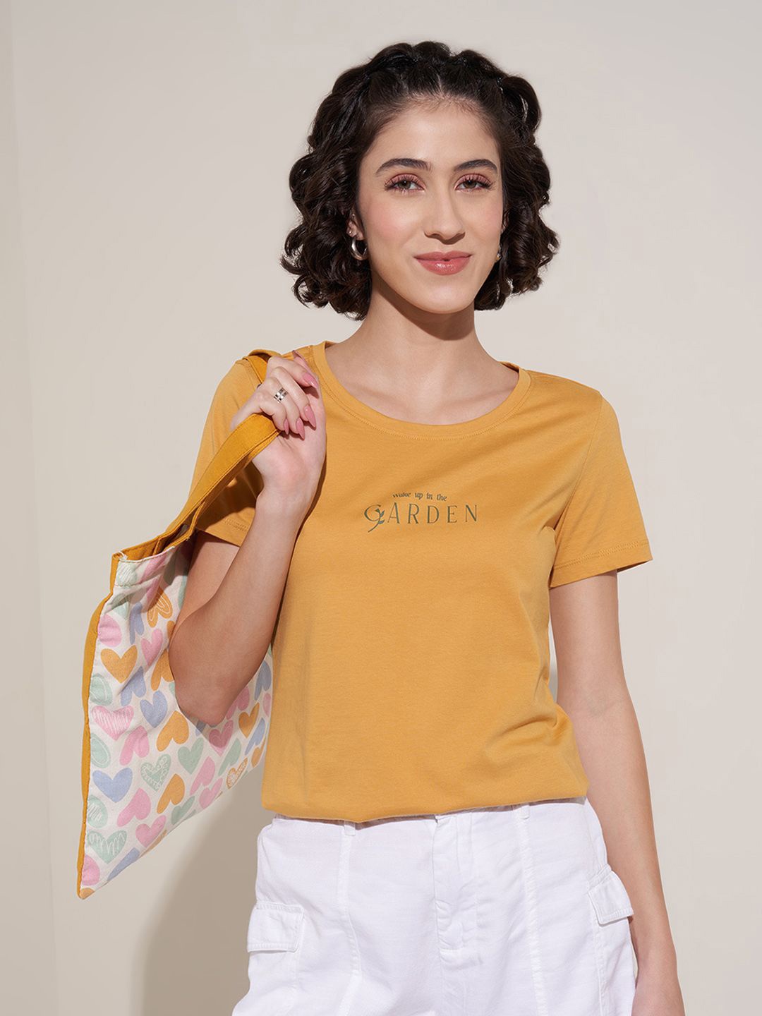 

Honey by Pantaloons Cotton Top, Khaki