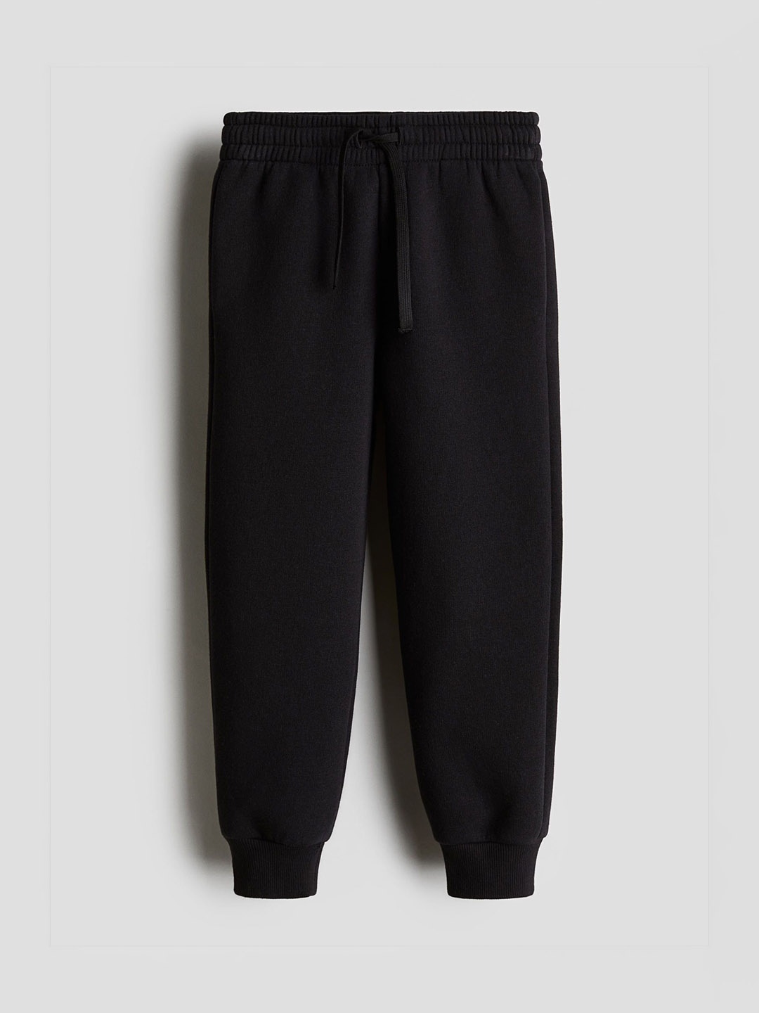 

H&M Brushed-Inside Joggers, Black