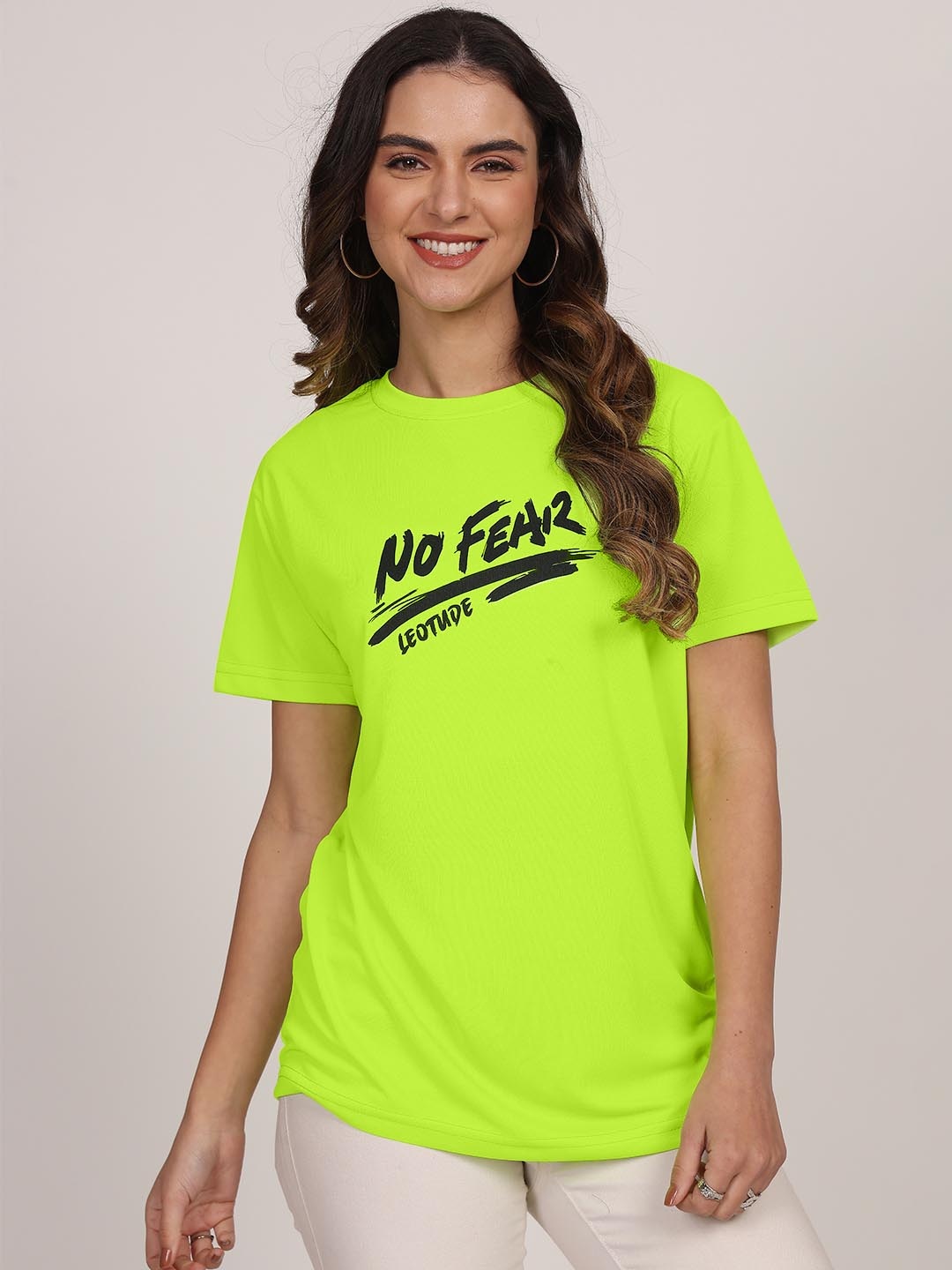 

Leotude Women Printed T-shirt, Green