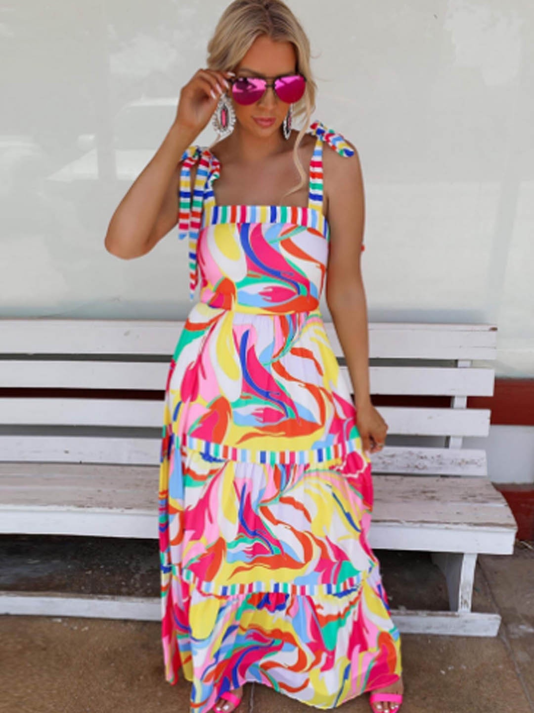 

StyleCast Print Fit & Flare Midi Dress, Multi