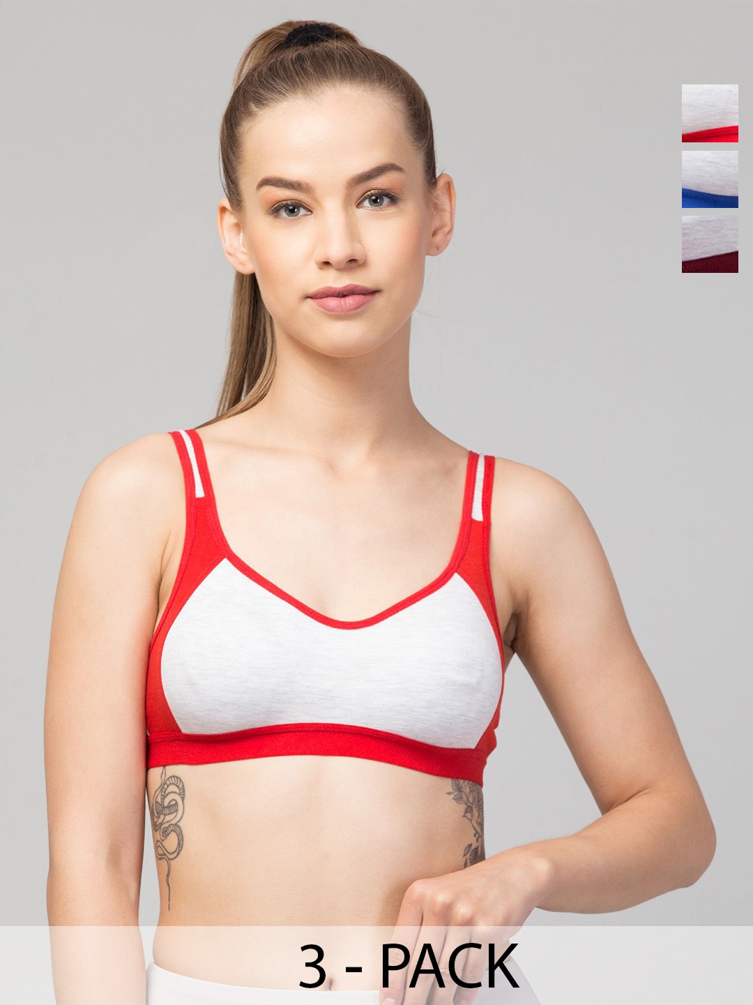 

CKARFE Bra Full Coverage, Blue
