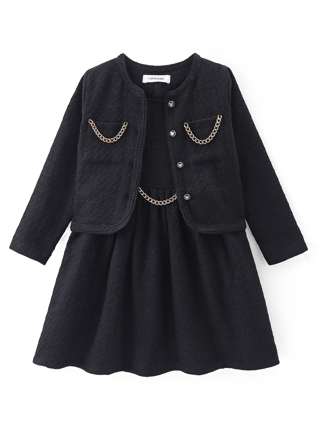 

Mark & Mia Fit & Flare Dress, Black