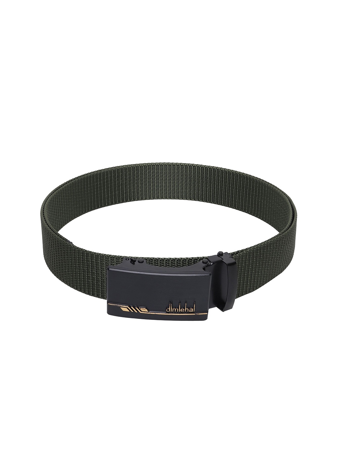 

Metronaut Men Woven Design Belt, Green
