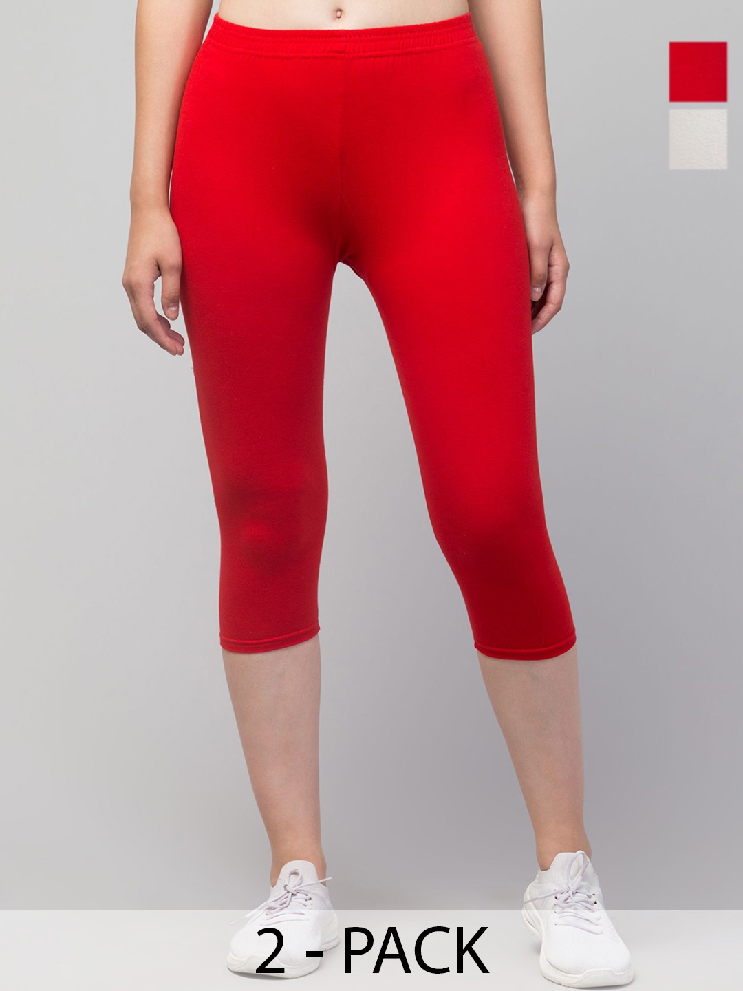 

CKARFE Women Capris, Red