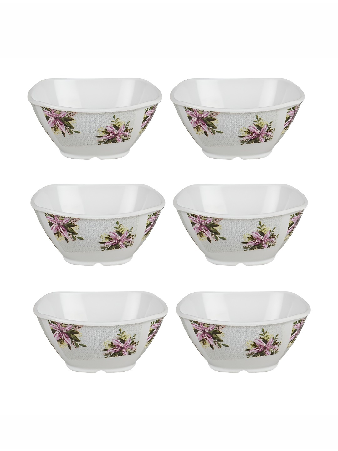 

Bataniya Off White 2025 6 Pieces Melamine Dishwasher Safe Serving Bowl