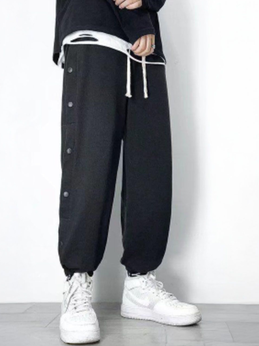 

StyleCast Men Joggers Trousers, Black