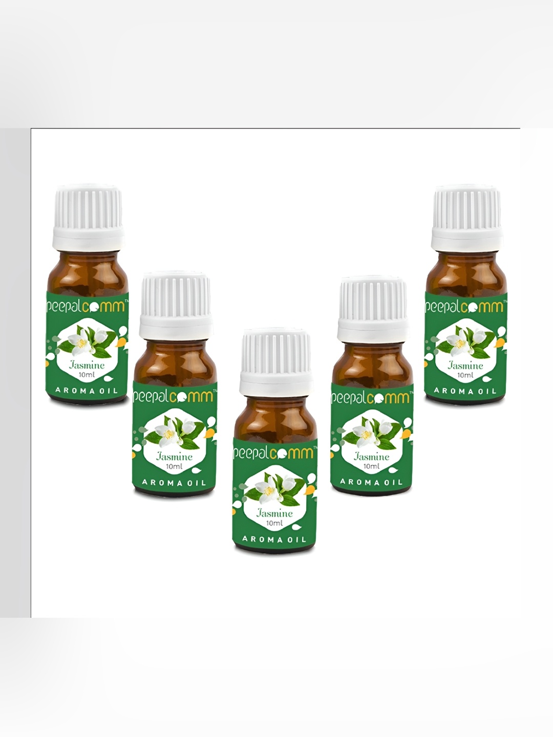 

PEEPALCOMM 5-Pcs Green Jasmine Essential Oil