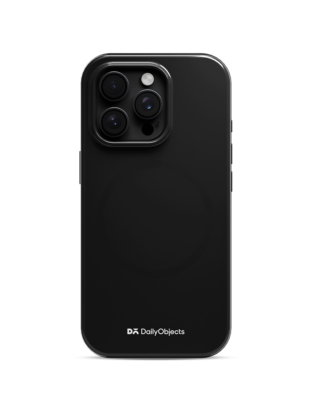 

DailyObjects Enamel Bumper MagSafe iPhone 14 Pro Back Case, Black