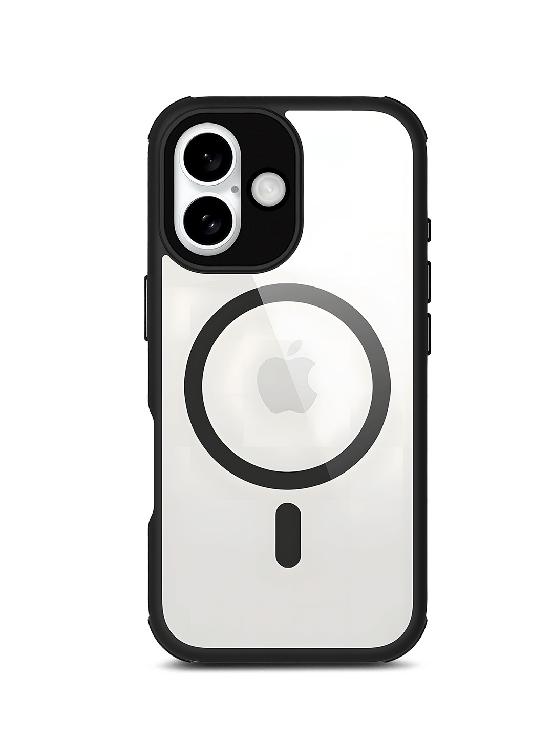

DailyObjects Solid Armour MagSafe iPhone 16 Back Case, Transparent