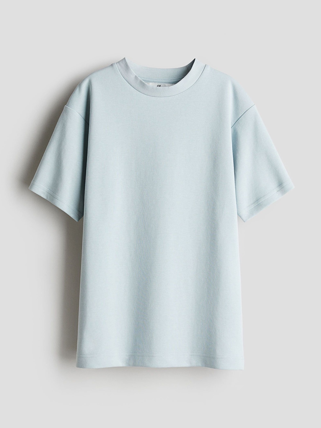 

H&M Loose-fit Scuba T-shirt, Turquoise blue