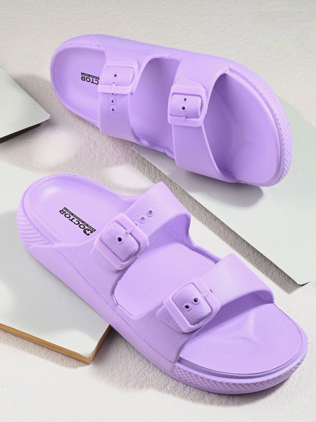 

DOCTOR HEALTH SUPER SOFT Women Slip-On, Purple