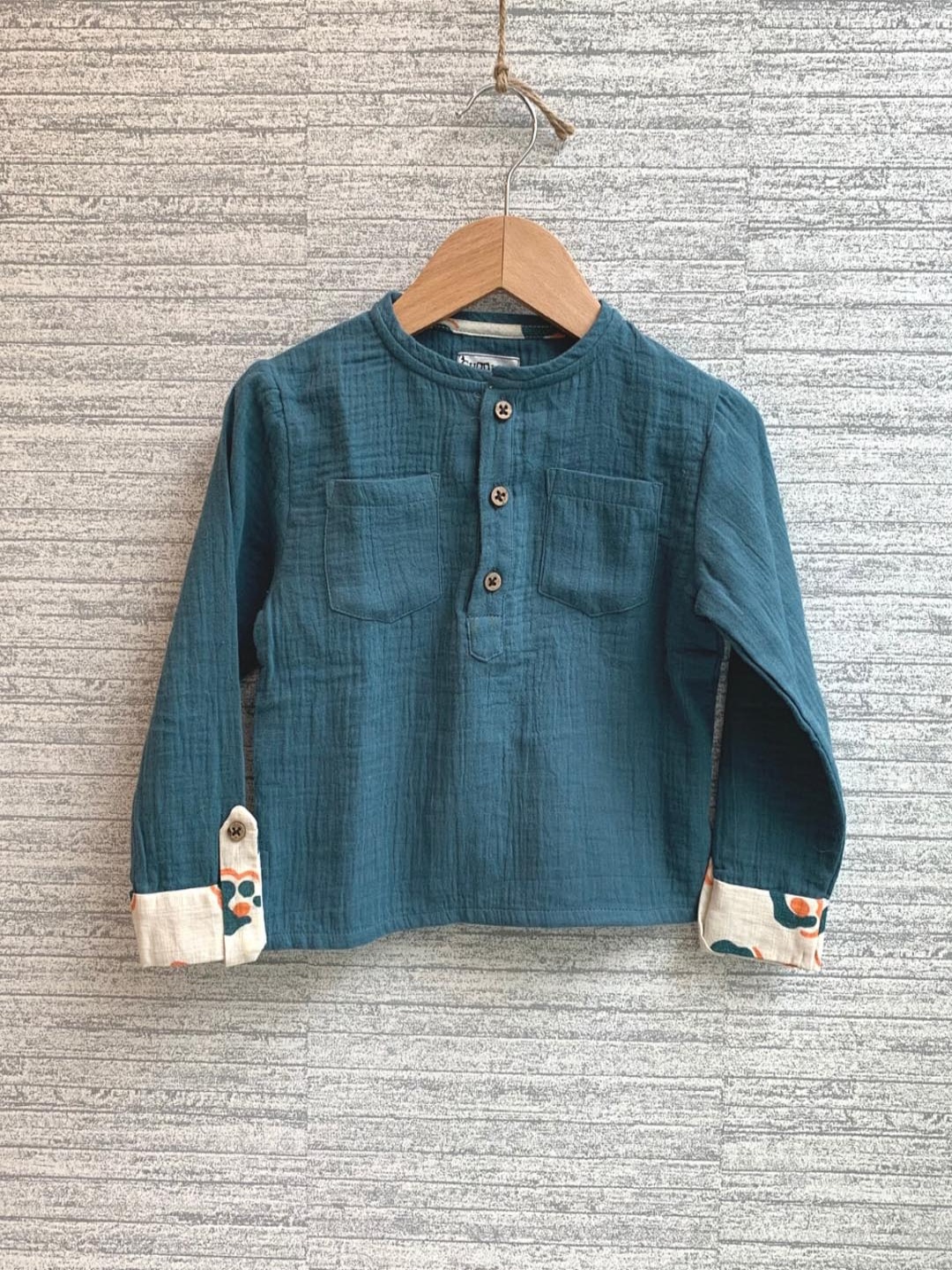 

EARTHY TWEENS Boys Opaque Casual Shirt, Blue