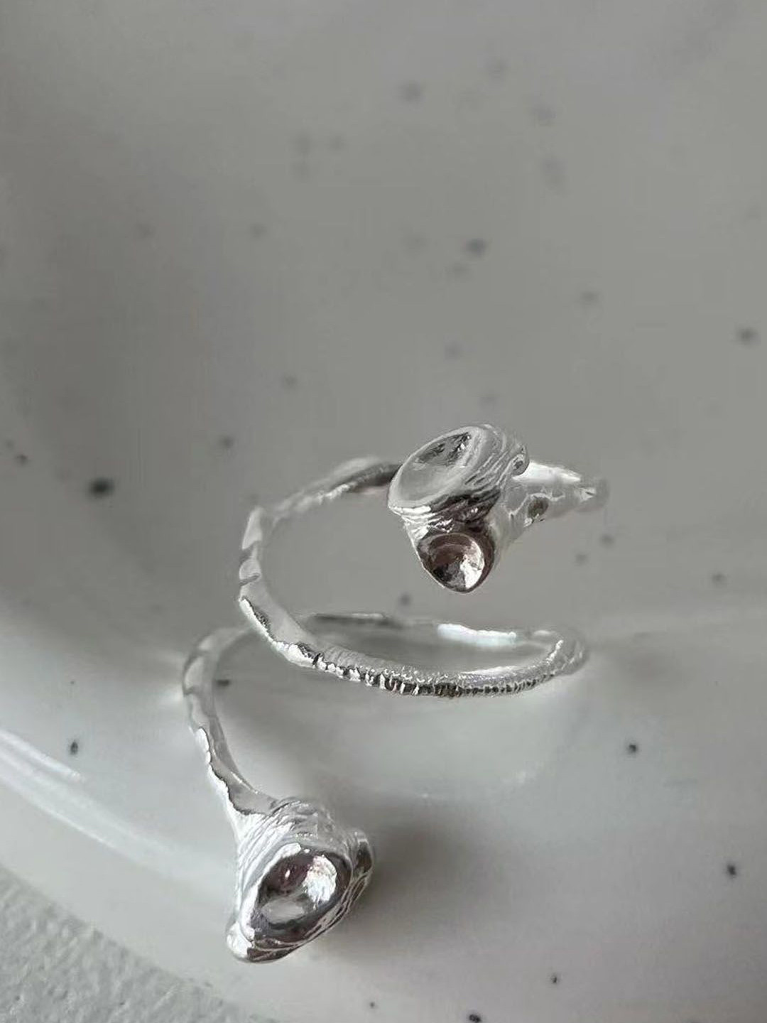 

StyleCast Silver-Toned Artificial Stone Studded Finger Ring