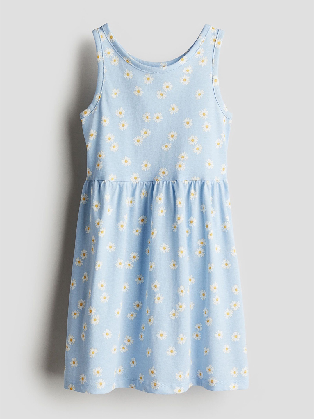 

H&M Patterned Cotton Dress, Blue