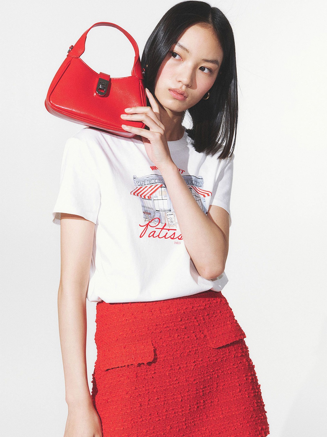 

H&M Printed T-shirt, White