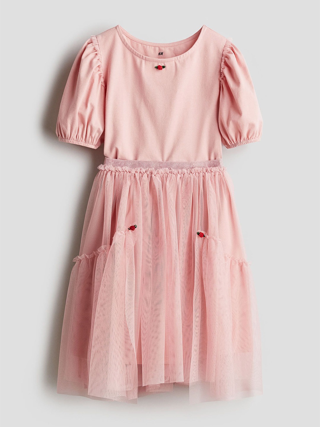 

H&M Girls 2-Piece Top And Tulle Skirt Set, Pink