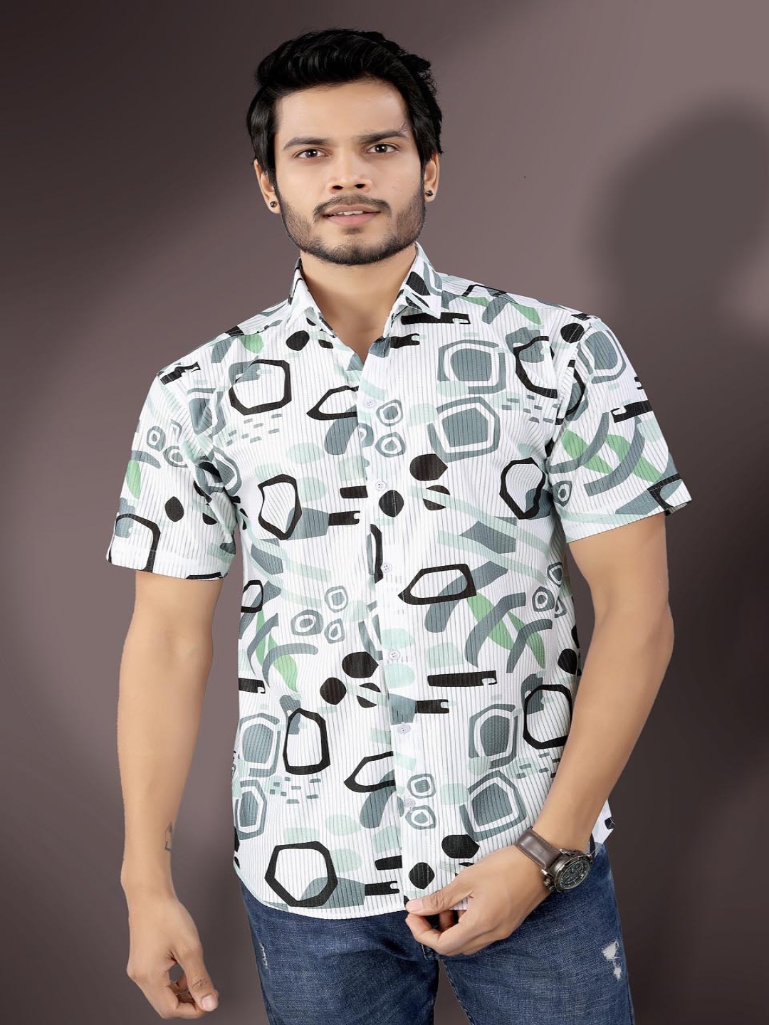 

MARMIC FAB Men Comfort Opaque Printed Casual Shirt, Multi