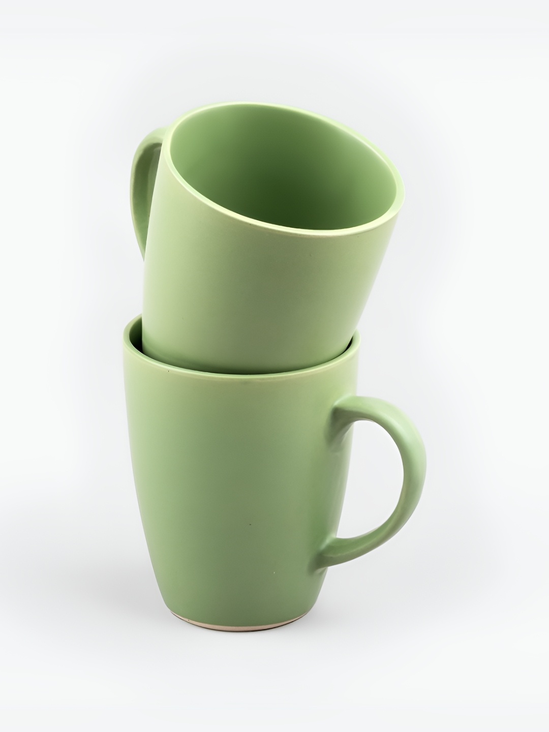 

Storepedia Green Solid Ceramic Matte Mugs Set of Cups and Mugs