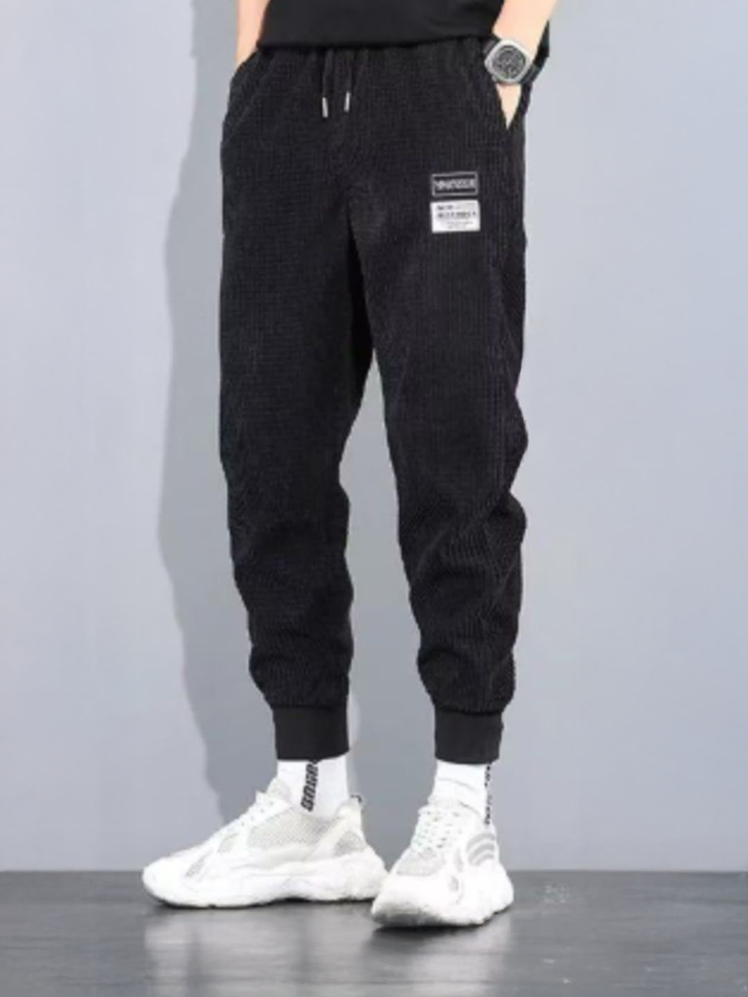 

StyleCast Men Joggers Trousers, Black