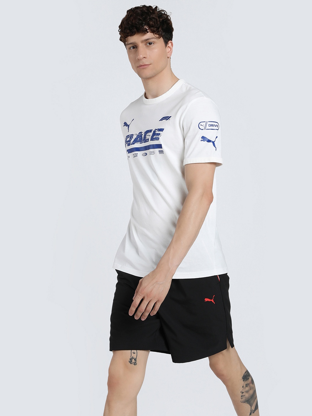 

PUMA Motorsport Men Typography Printed Sports T-shirt, White