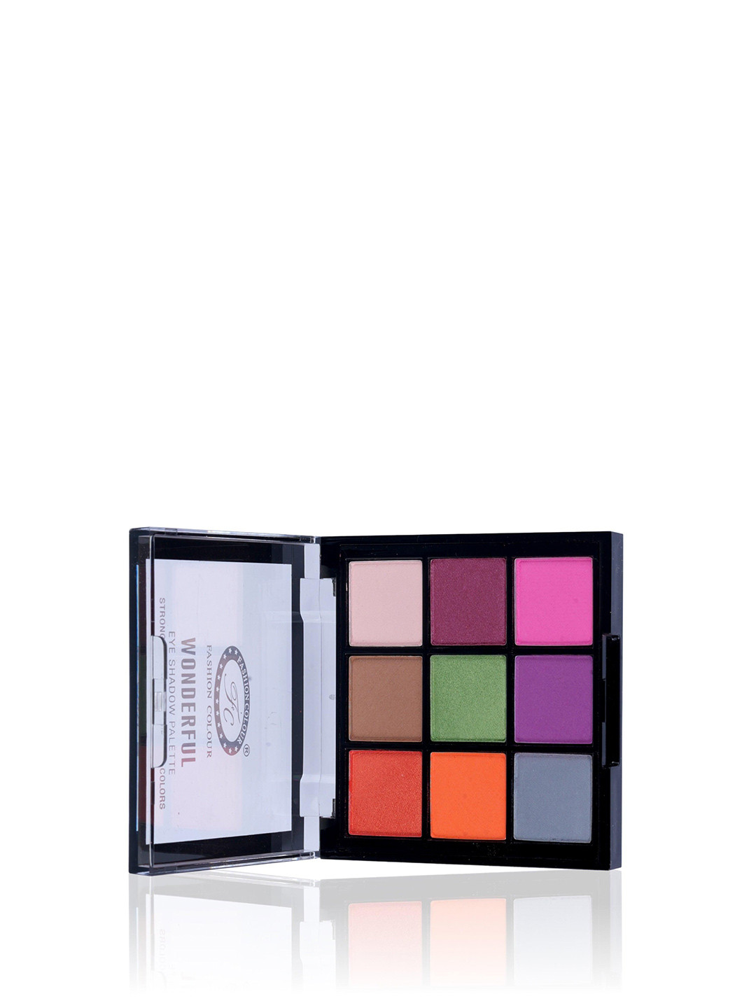 

Fashion Colour Wonderful Strong Pigment Eyeshadow Palette- Shade A, Black