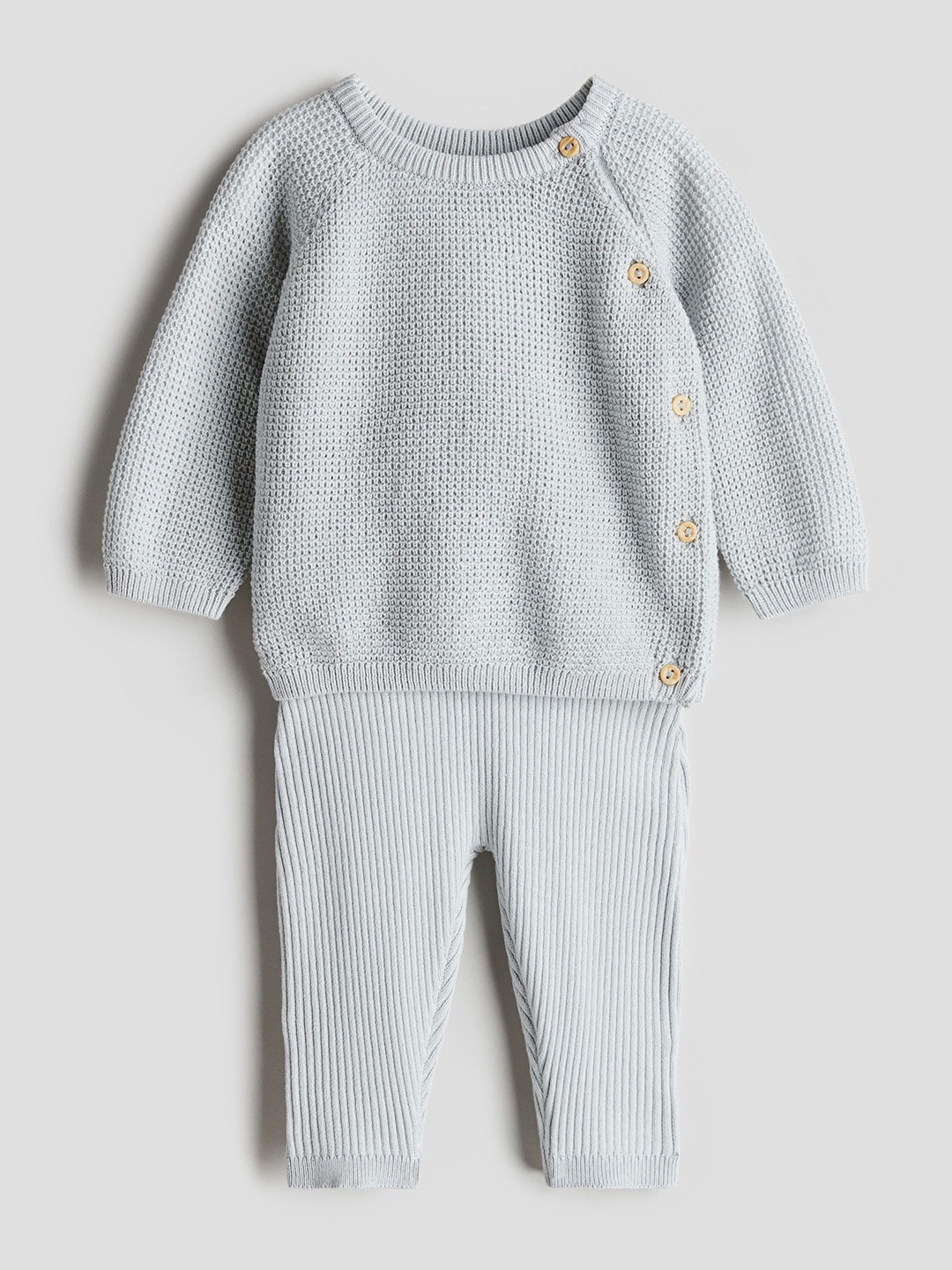 

H&M Boys 2-Piece Cotton Set, Turquoise blue