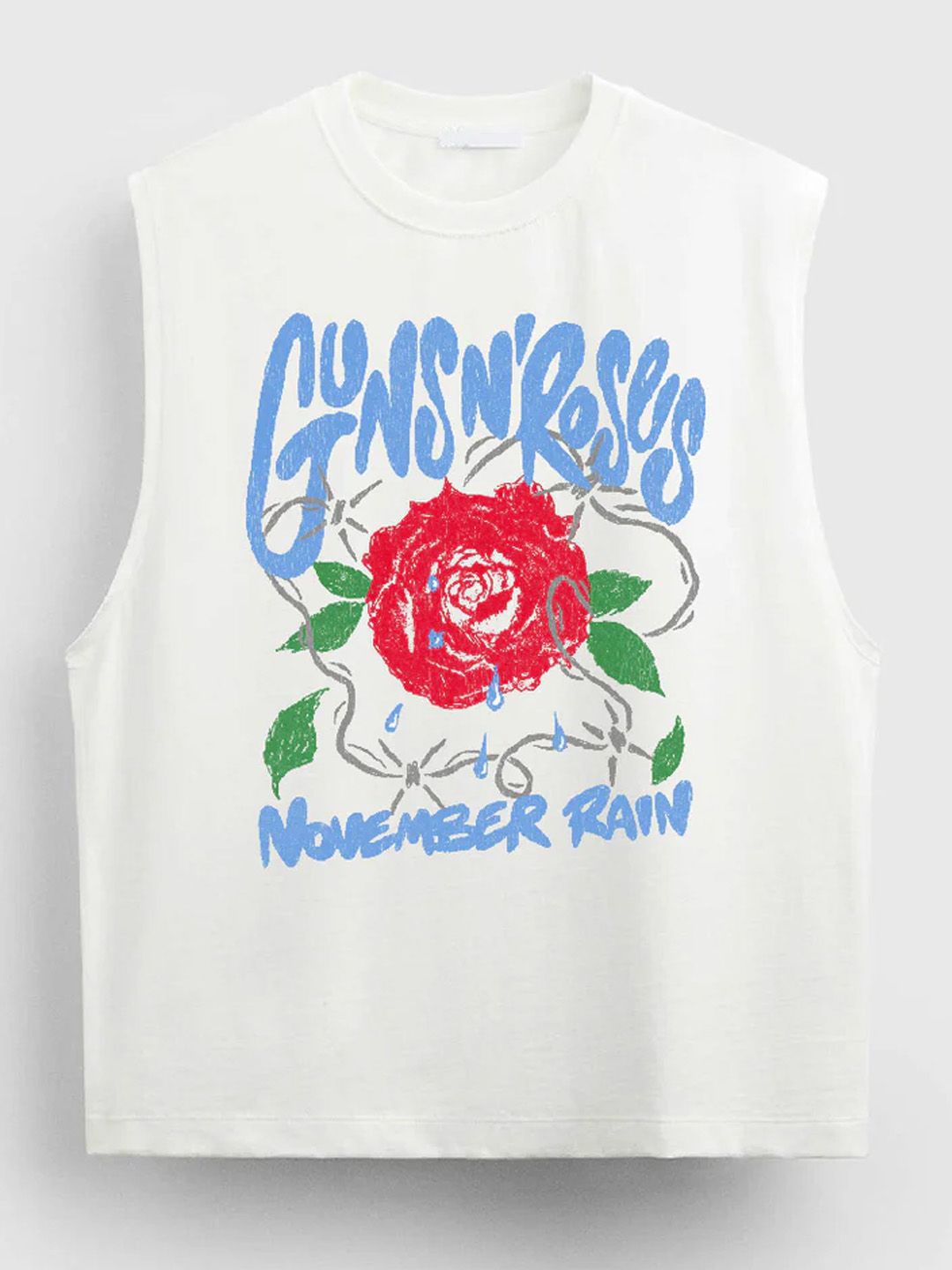 

Bonkers Corner Men Graphic Printed Round Neck Cotton Oversized T-shirt, Off white