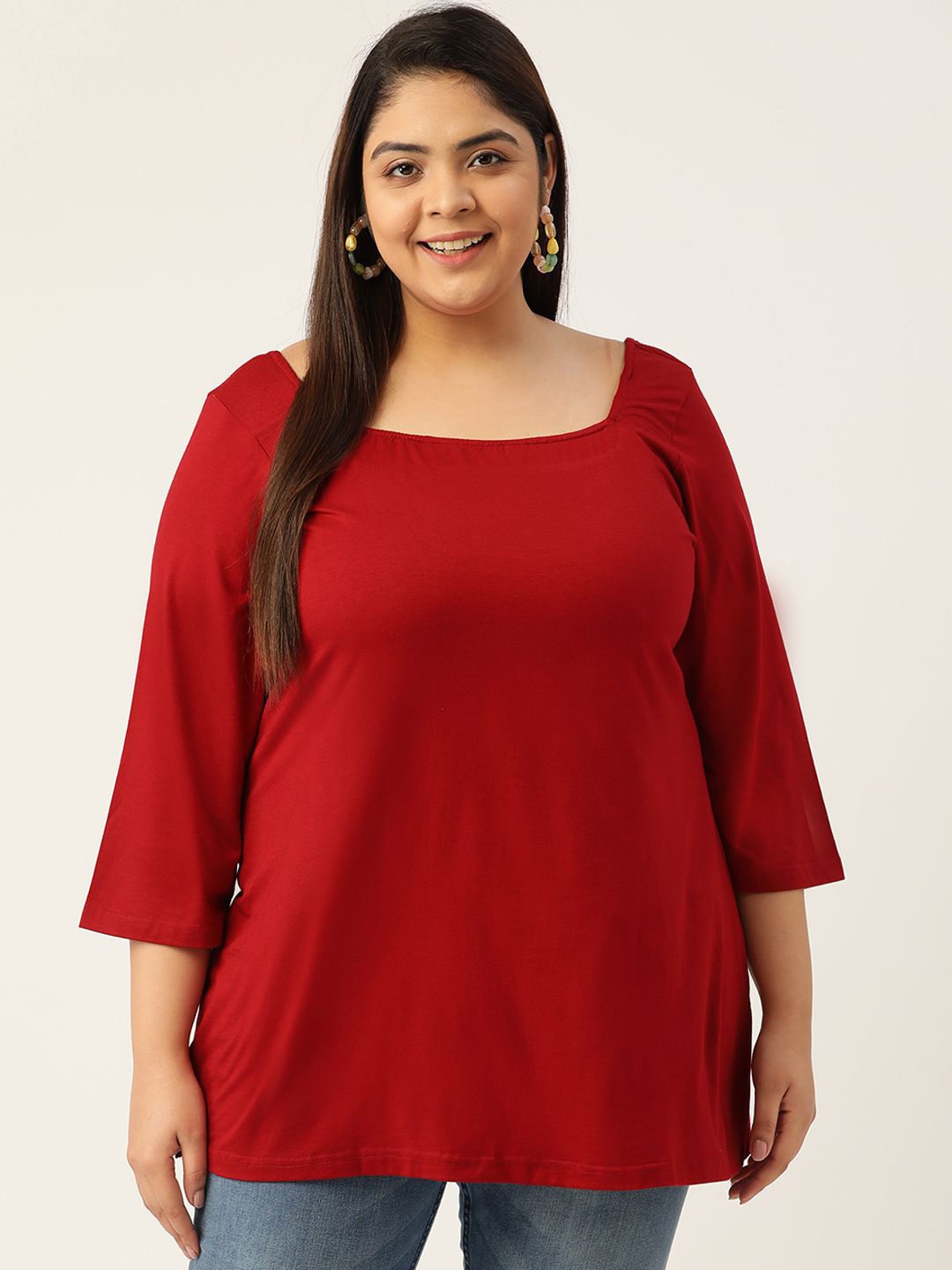 

theRebelinme Longline Top, Maroon