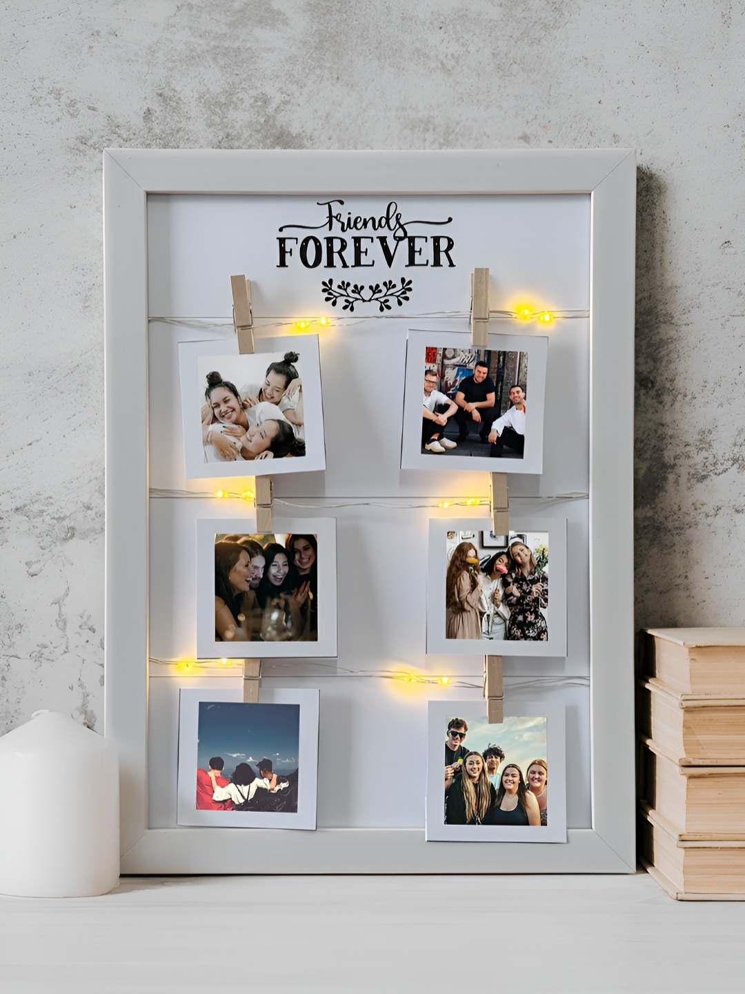 

Art Street White 5 to 7 Pieces Wood Table Photo Frames