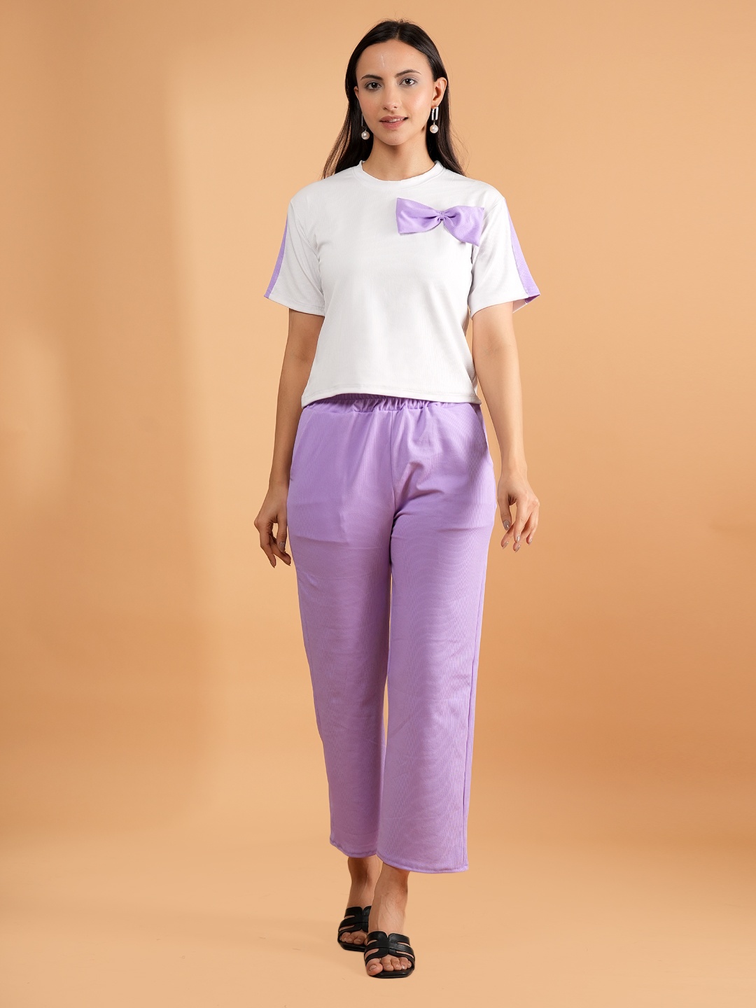 

NEYSA T-Shirt With Trouser, Purple