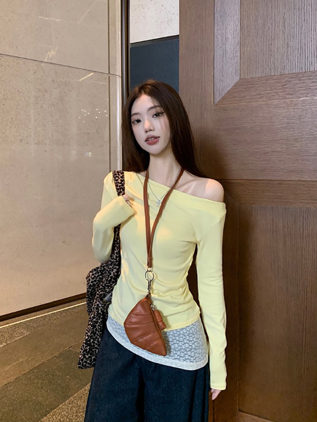 

StyleCast x Revolte One Shoulder Regular Top, Yellow