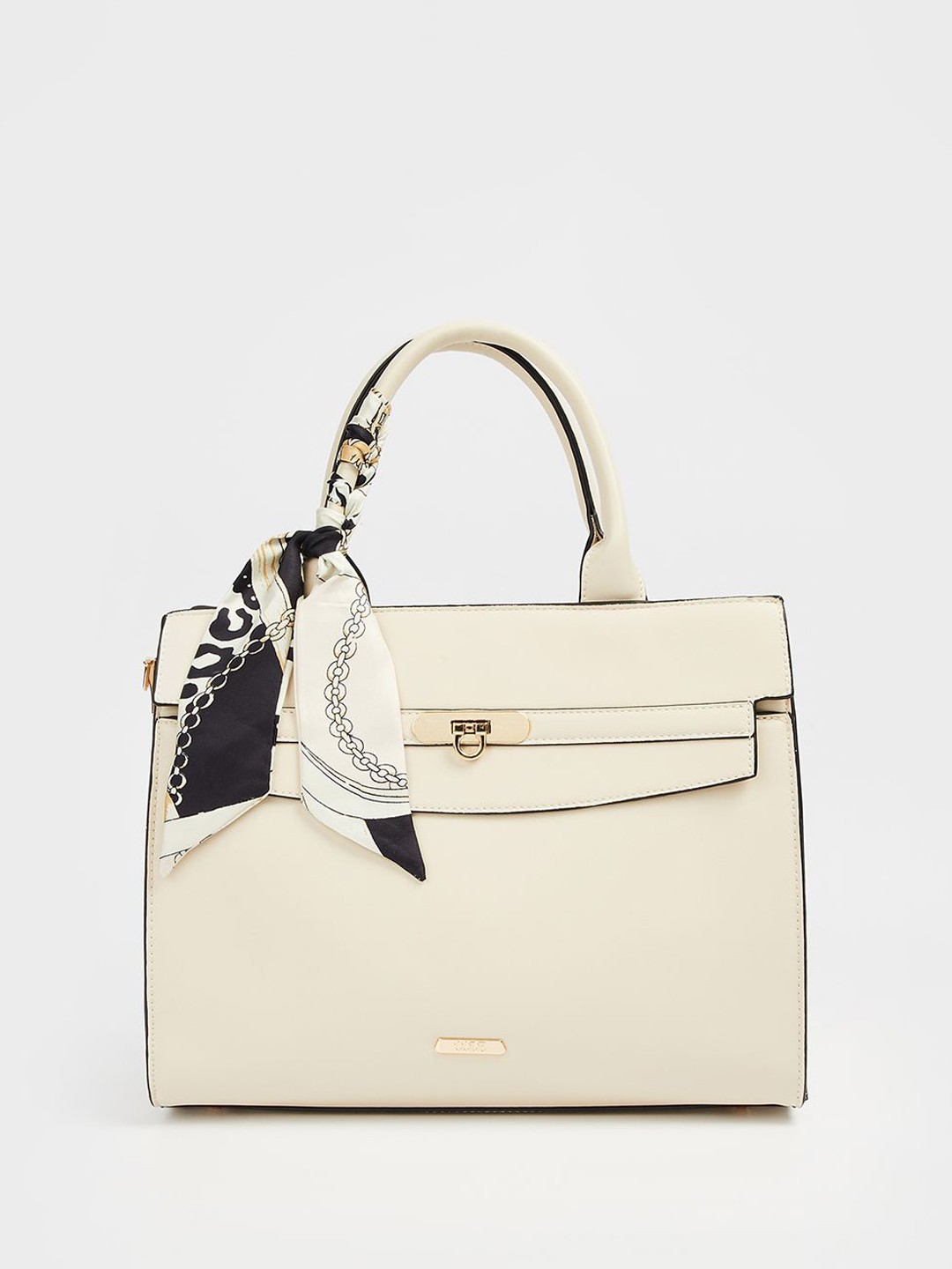 

CODE by Lifestyle Women Animal Printed Handheld Bag, Beige