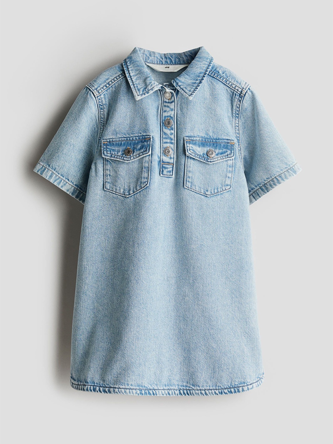 

H&M Denim Shirt Dress, Blue