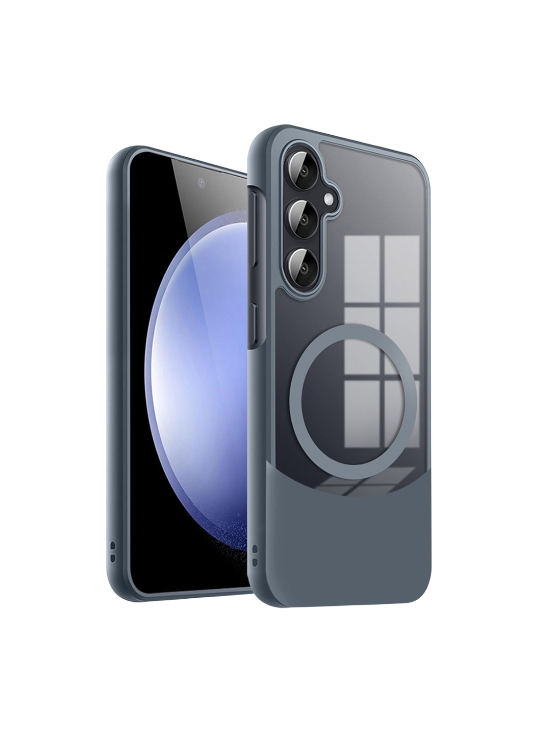 

Karwan Ultra-Hybrid Shockproof With Mag-Safe Case for Samsung S24 Back Cases, Grey