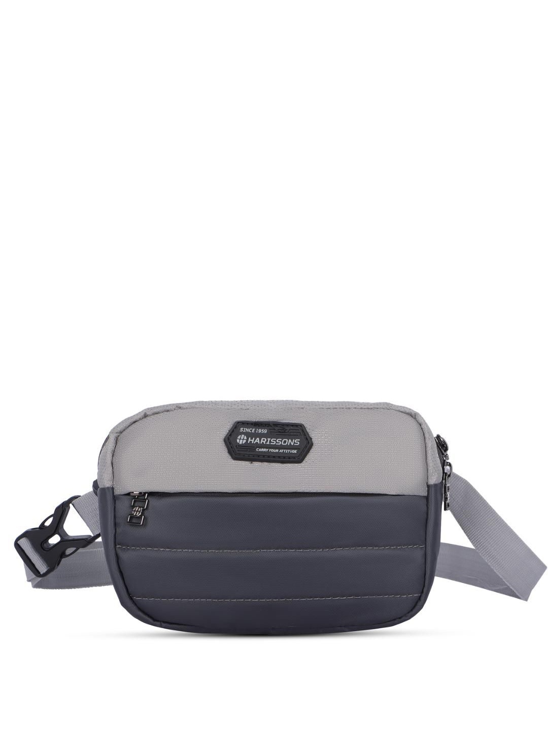 

Harissons Unisex Colourblocked Waist Pouch, Grey