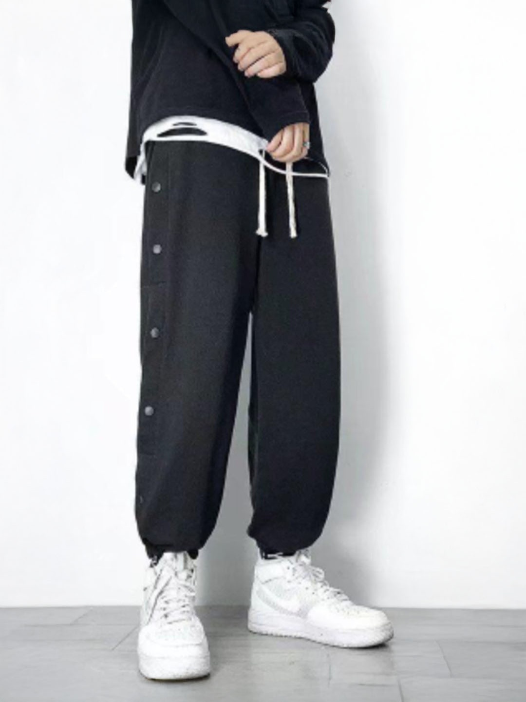

StyleCast Men Joggers Trousers, Grey