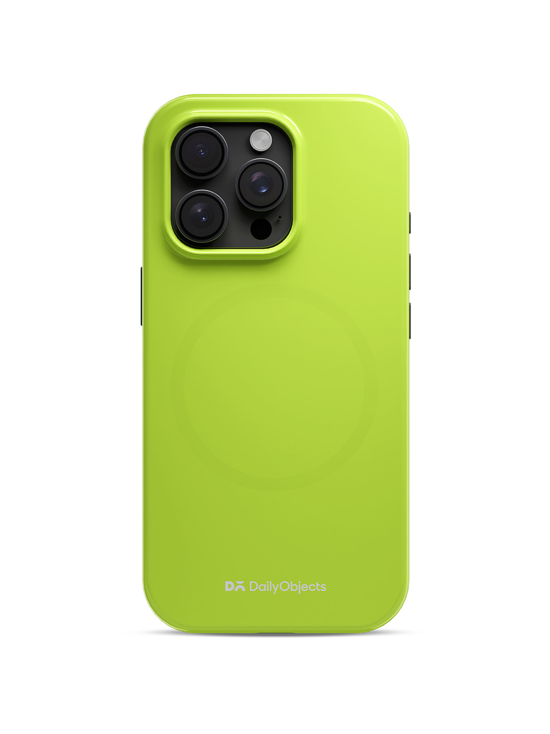 

DailyObjects Enamel Bumper MagSafe iPhone 13 Pro Back Case, Lime green
