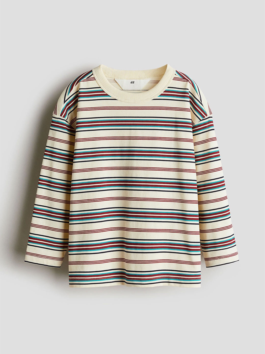 

H&M Long-sleeved T-shirt, Beige