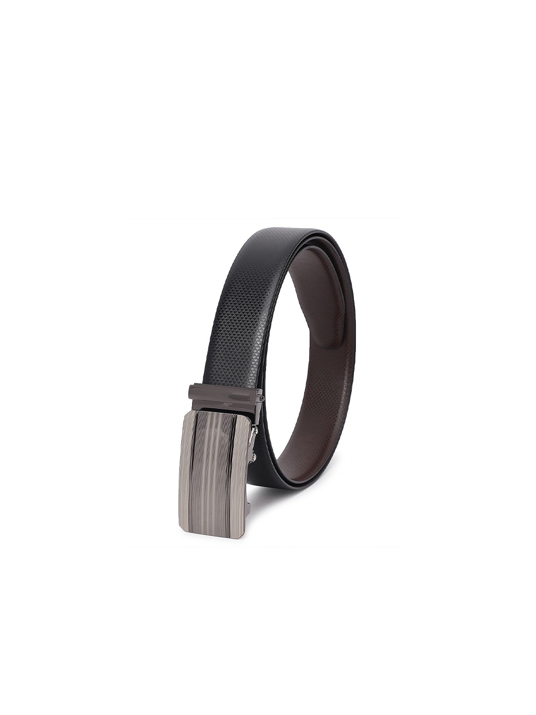 

Provogue Men Textured Reversible Formal Belt, Black
