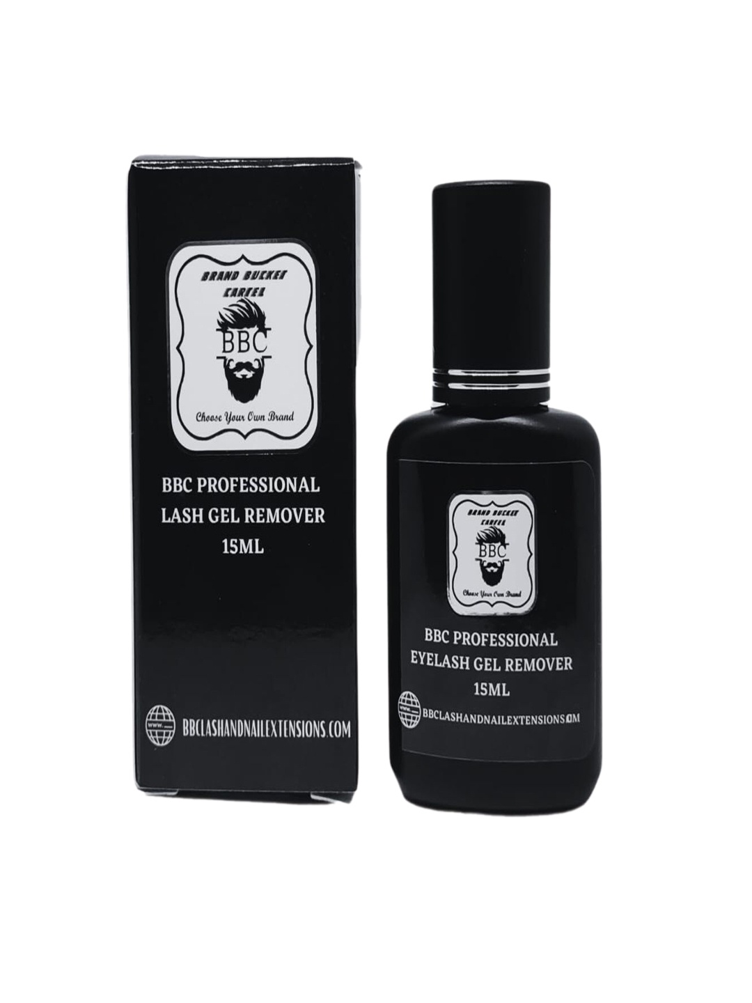 

BBC Professional Eyelash Extension Gel Remover -15 ml, Black