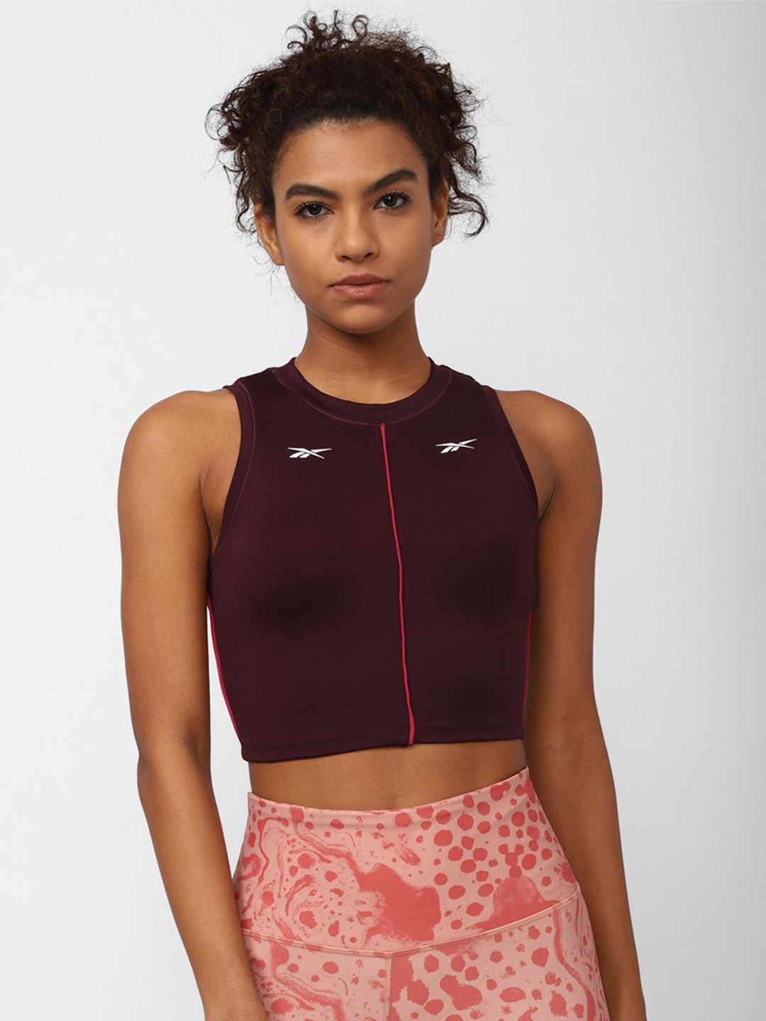 

Reebok Women Studio Performance High Intensity Tank Top, Maroon