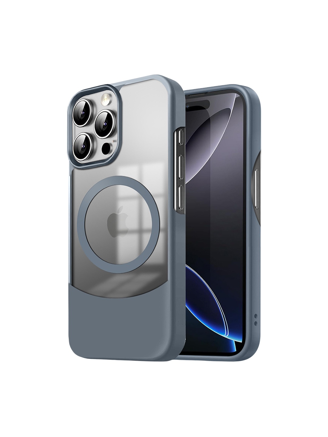

Karwan Ultra-Hybrid Shockproof With Mag-Safe iPhone 14 Pro Back Case, Grey