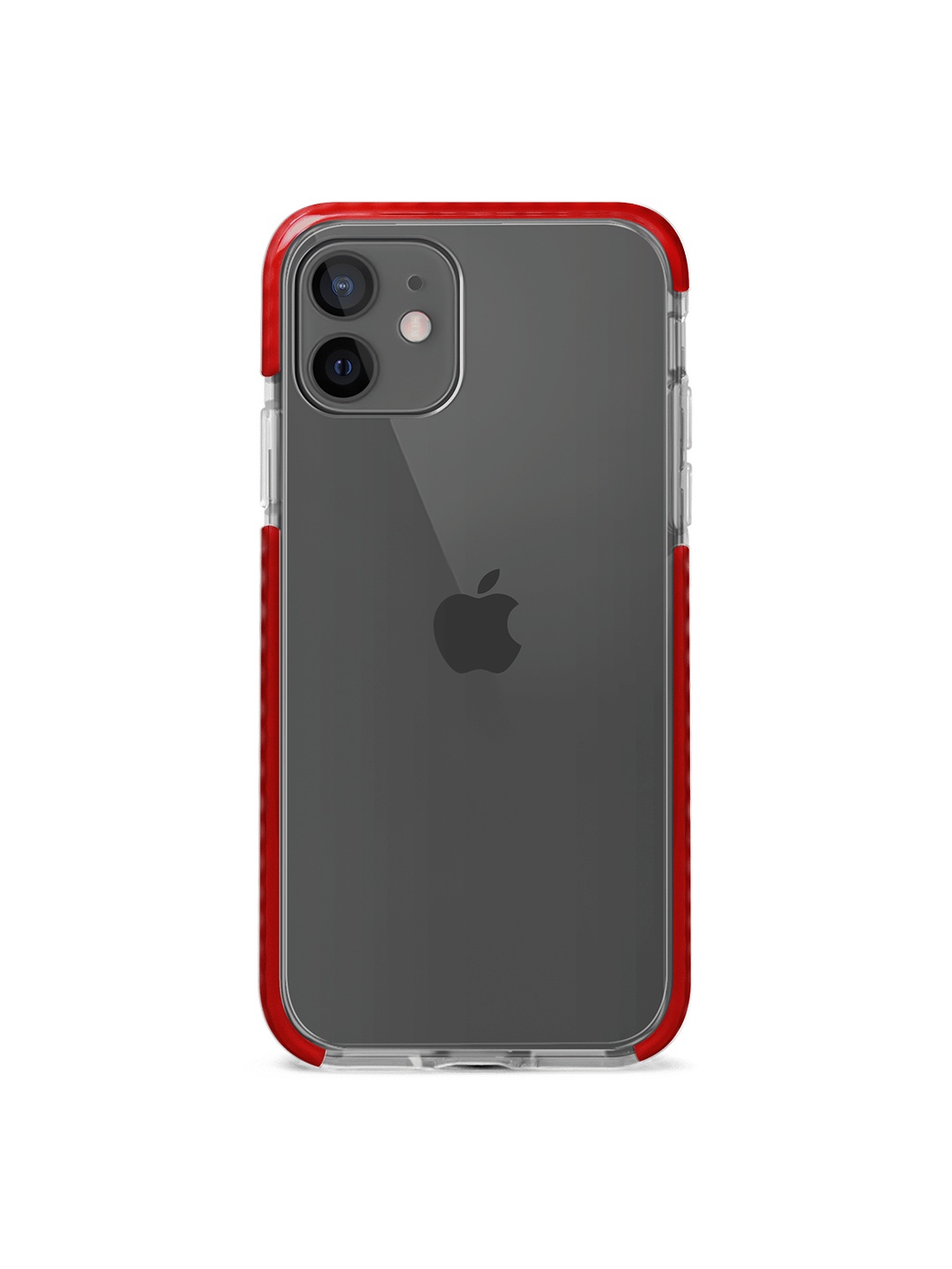 

DailyObjects iPhone 12 Mini Stride Red Clear Back Case, Transparent