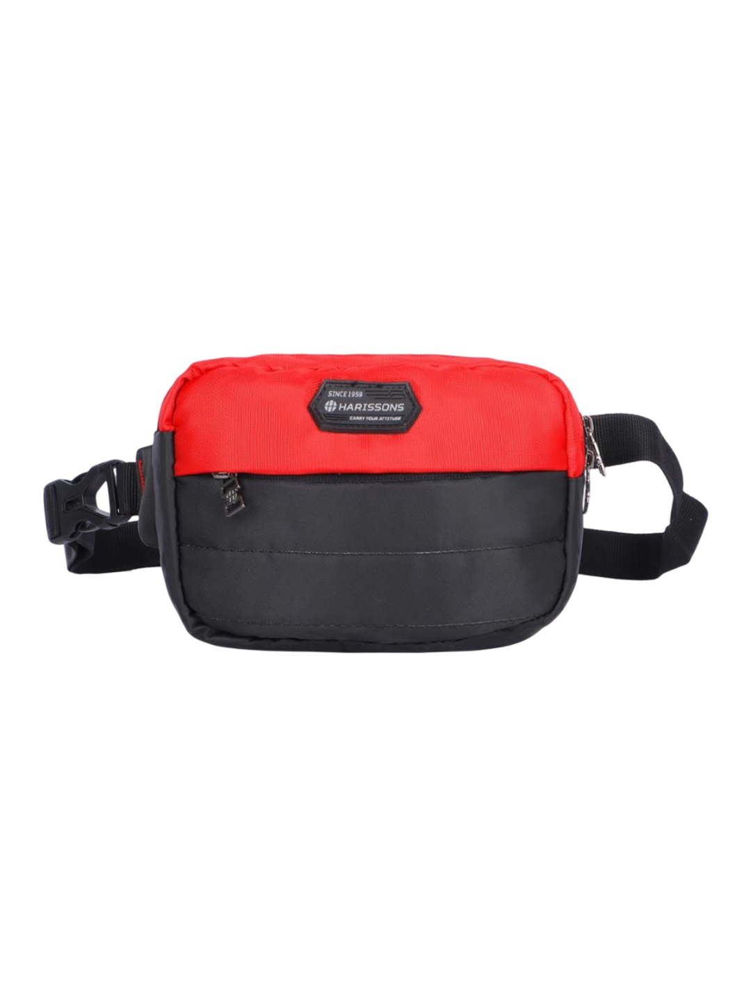 

Harissons Unisex Weepack Colourblocked Waist Pouch, Red