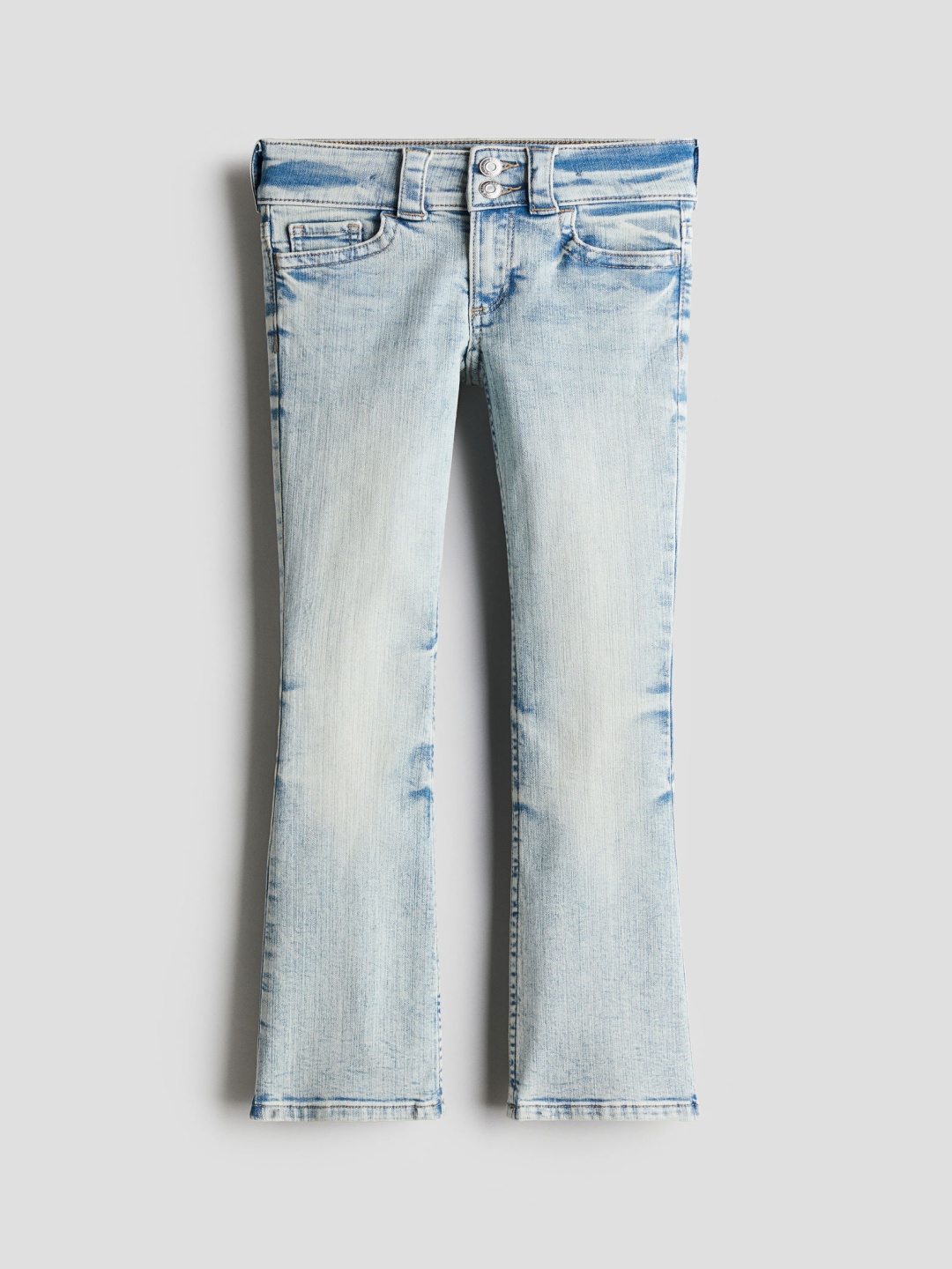 

H&M Girls Bootcut Low Jeans, Blue