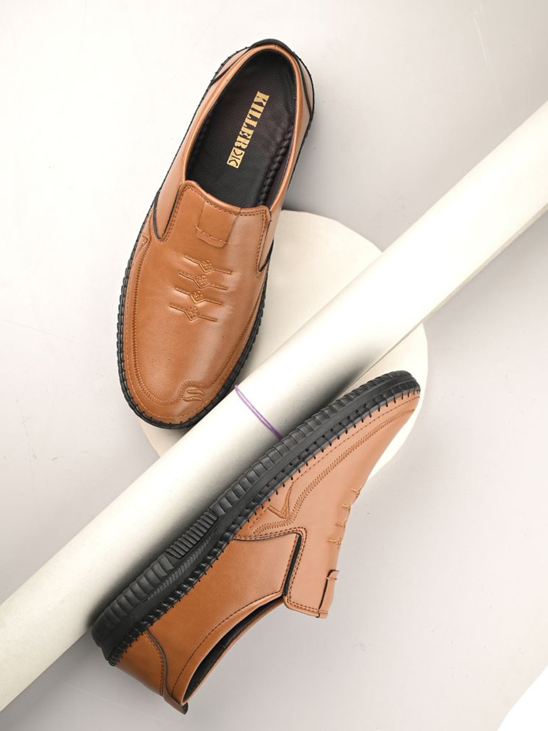 

Killer Men Comfortable Slip-On Sneakers, Tan